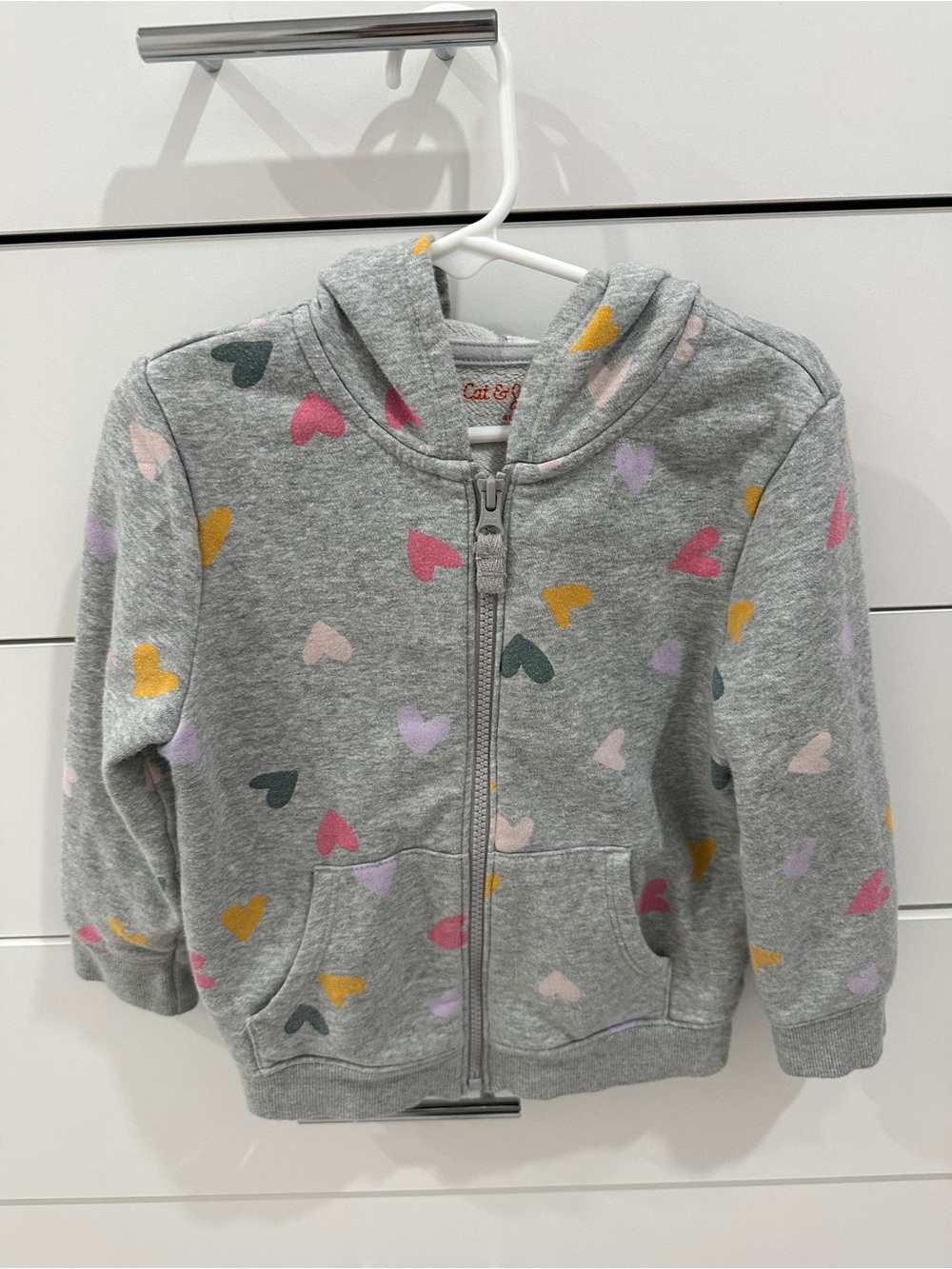 Cat & Jack Girls Zip Up Hoodie Size 4T